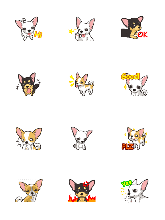 Screenshot #5 pour Chihuahua Dog - Stickers