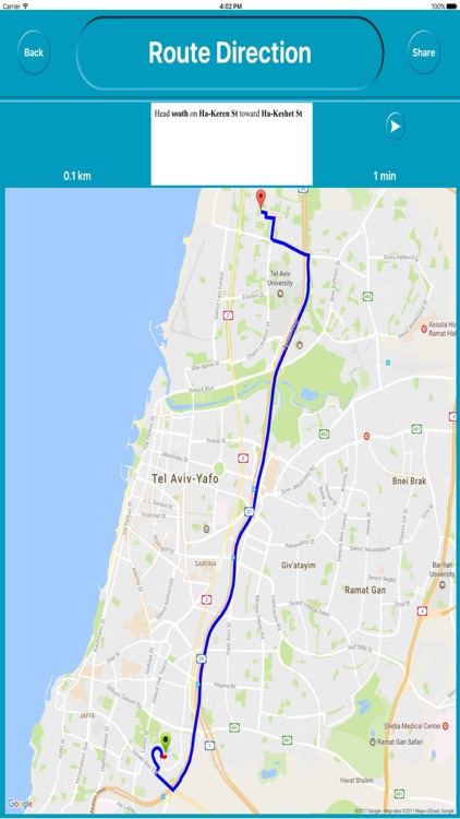 Tel Aviv Israel Offline City Maps Navigation screenshot-4