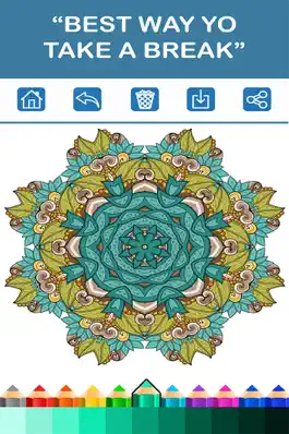 Game screenshot Adult Coloring Book - Free Mandala Color Therapy & hack