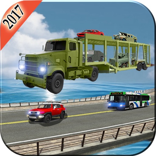 Army Flying Cargo Truck Stunt Game - Pro iOS App