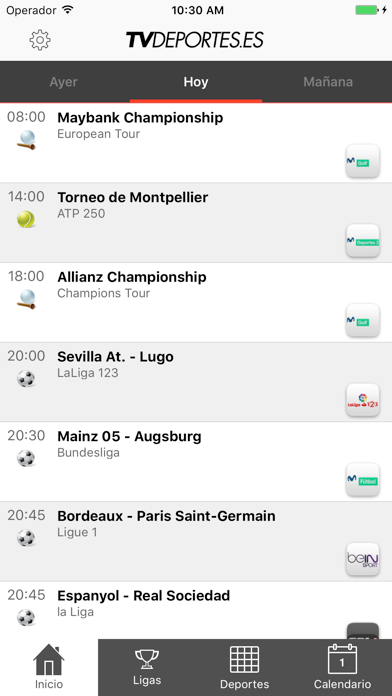 Screenshot #1 pour TVDeportes