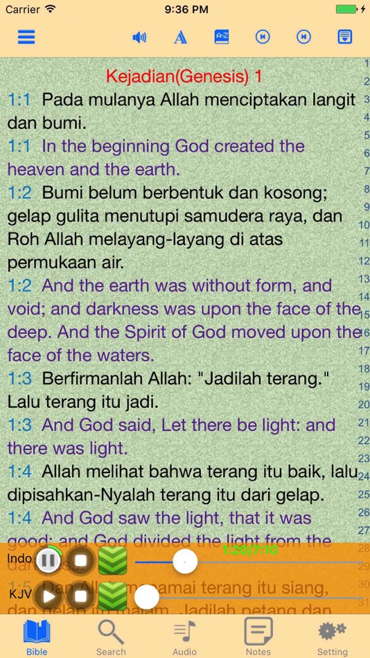 Alkitab Indonesian-English Bilingual Audio Bible - 1.9 - (iOS)