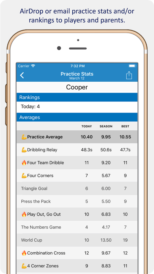 #6. Soccer Drill Down (iOS) By: Neil Daly