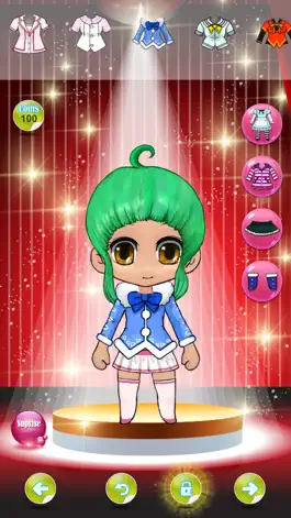 Game screenshot dress-up girls anime games hack