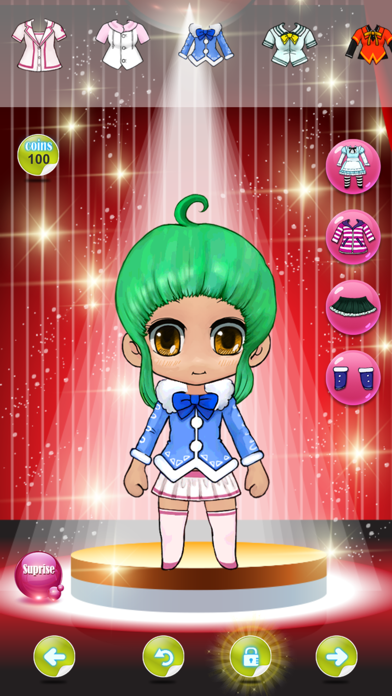Screenshot #3 pour Chibi anime habiller tenue jeu pour filles robe