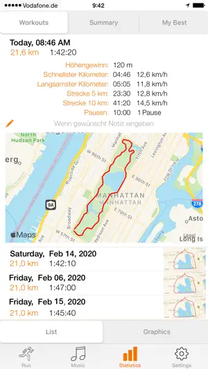 run.App - Running with GPS screenshot 3