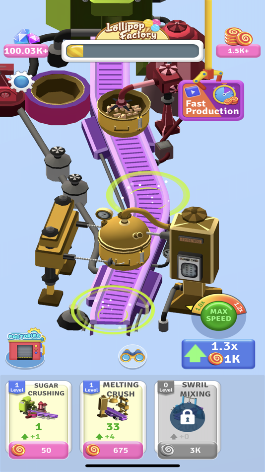 #8. Idle Factories ! (iOS) 由: funcell Games Pvt Ltd