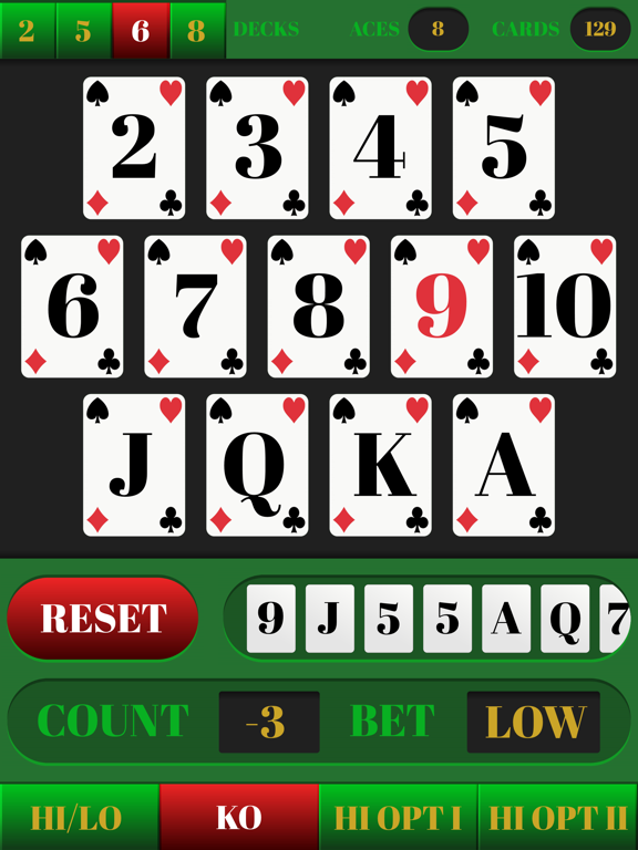 Screenshot #6 pour Blackjack Tracker - Easy card counting