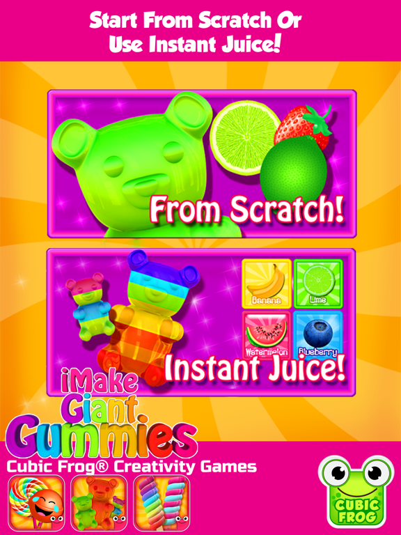 iMake Giant Gummies- Gummy Food Games for Kids by Cubic Frog Apps