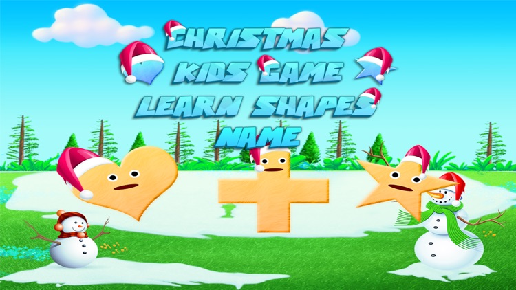 Christmas Kids Game Learn Shape Name