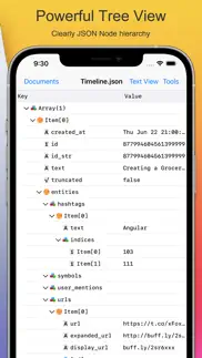 power json editor mobile iphone screenshot 2