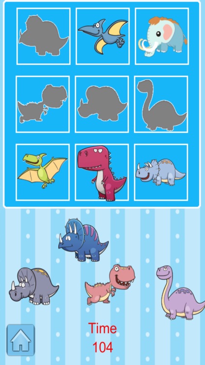 Dinosaur Shadow Puzzle