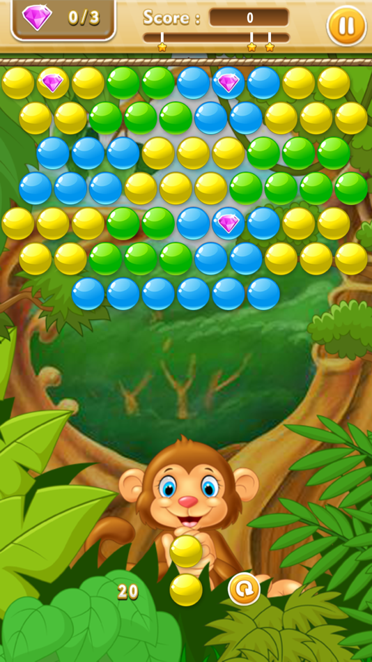#4. Bubble Bona - Monkey burst bubble (iOS) 由: Vadim Shendrikov