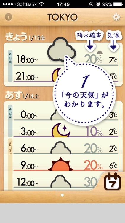 おてがる天気