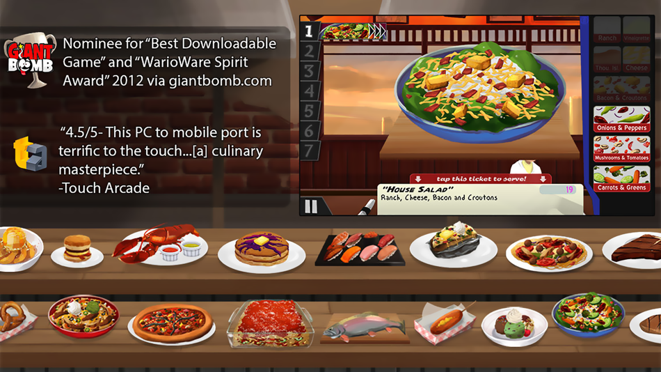 #1. Cook, Serve, Delicious! Mobile (iOS) Podle: David Galindo