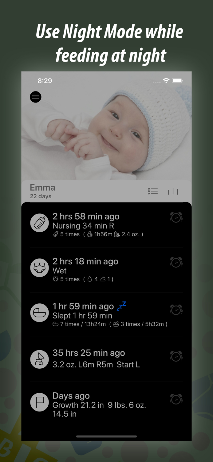 Baby Tracker - Newborn Log