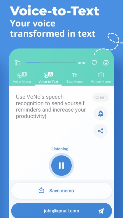 VoNo | Voice-to-Text Memo Note