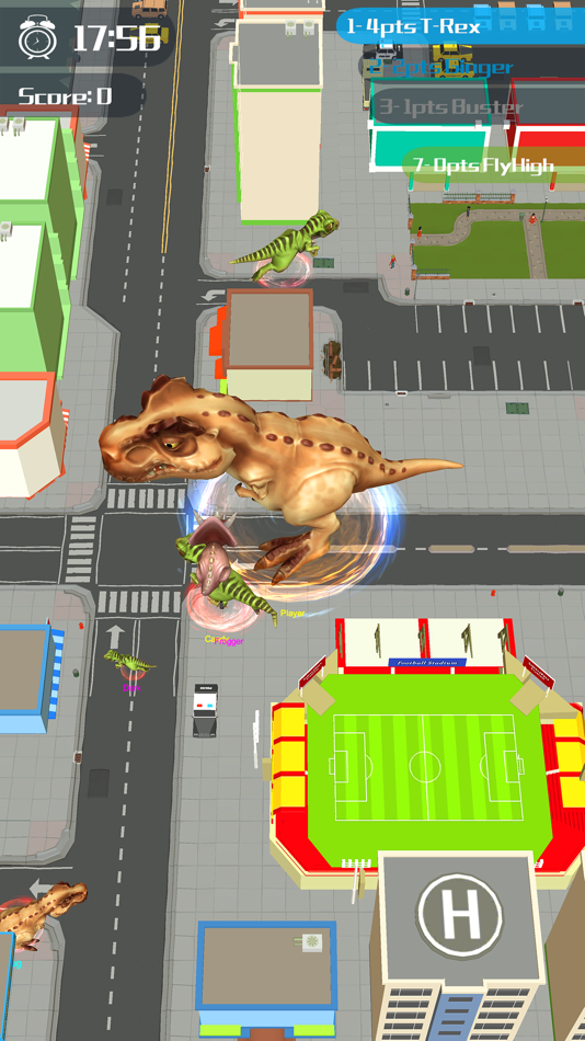 #7. Dinosaur.io Jurassic Dino (iOS) 作者: Vipera Games sp. z o.o.