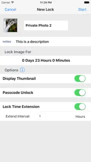 photo time lock - time delay image lock iphone screenshot 2