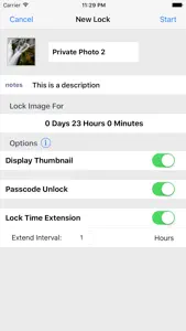 Photo Time Lock - Time Delay Image Lock screenshot #2 for iPhone