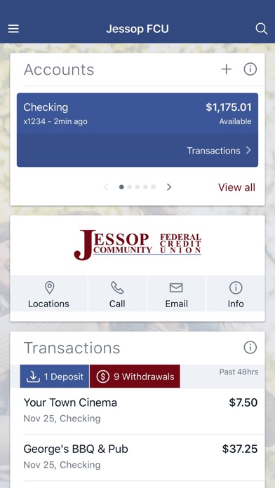 Jessop FCU Screenshot
