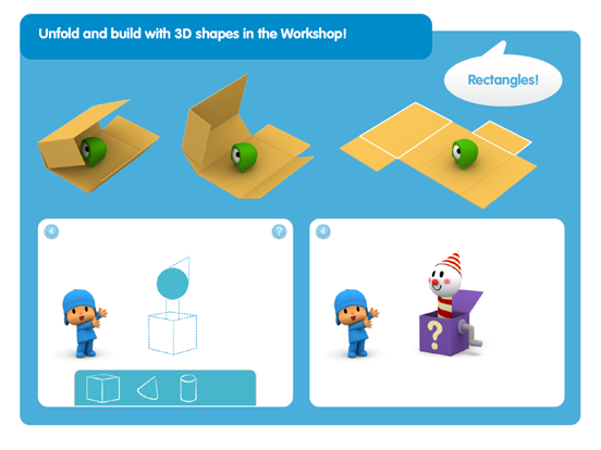 Screenshot #5 pour Pocoyo Playset -  3D Shapes