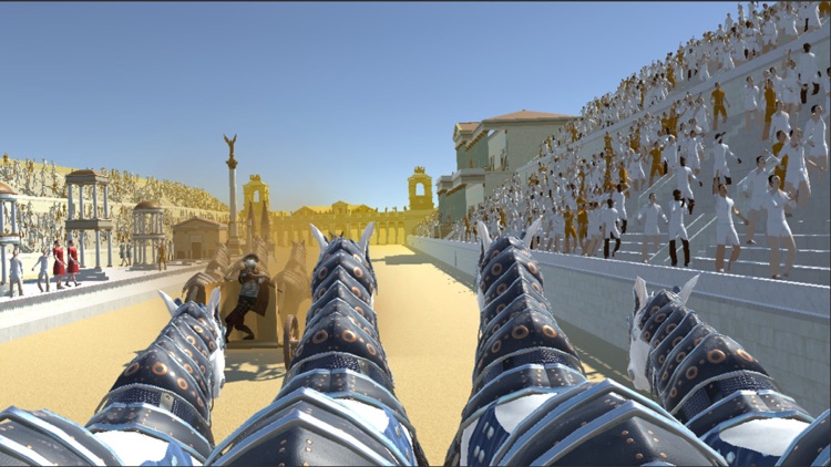 Rome Circus Maximus: Chariot Race. Cardboard VR