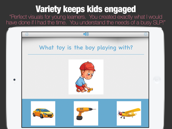 Screenshot #6 pour WH Questions Preschool Speech and Language Therapy