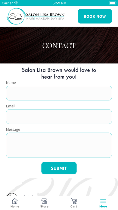 Salon Lisa Brown - Alabama Screenshot