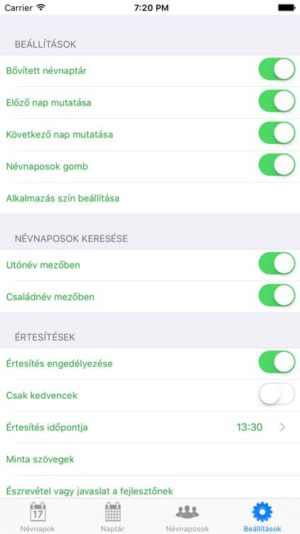 Névnap naptár screenshot-4