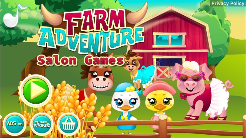 Farm Adventure - Salon Games screenshot 1