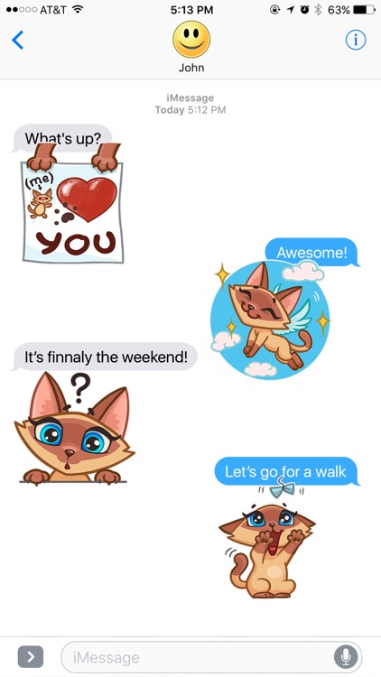 Cat Wants to Have Fun Stickers