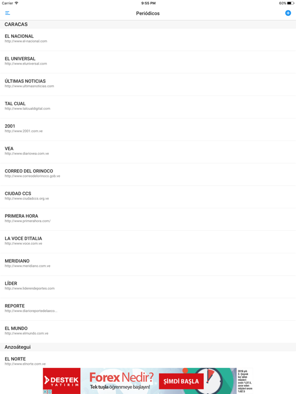 Screenshot #4 pour PERIÓDICOS y REVISTAS de VENEZUELA