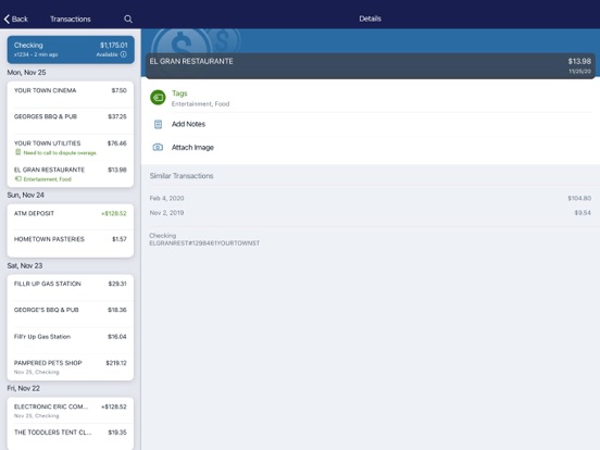 TX Community Bank iPad screenshot 3 - Finance app
