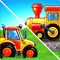 Children's educational games about trucks, cars for children - games for children 3 years old for free, games for boys where we build a dream house - constructor for children