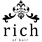 rich of hairの顧客様専用アプリです。