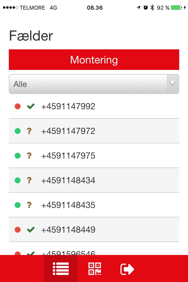 Ratélcom - Data processing screenshot 2