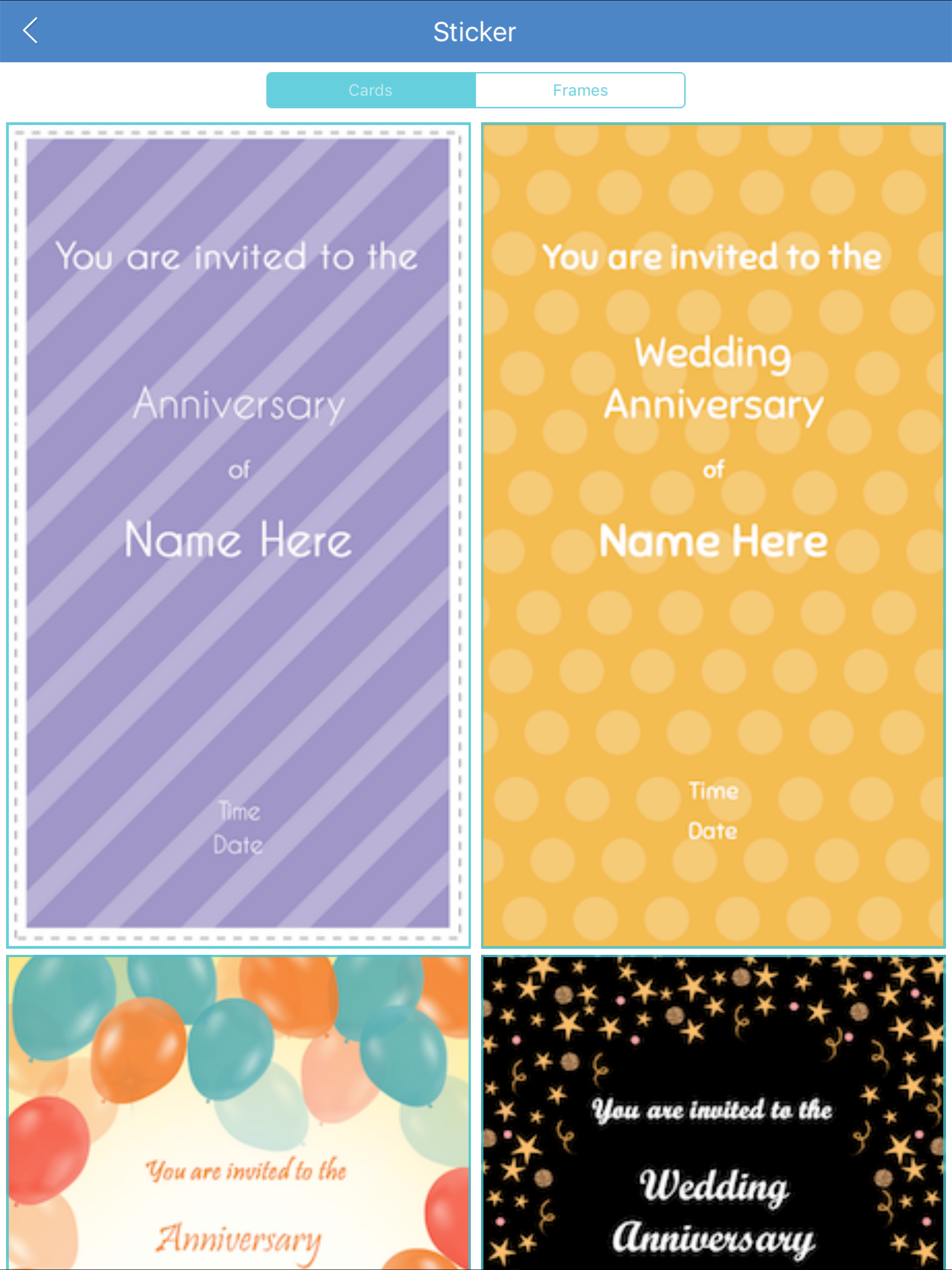 Anniversary Invitation Card Maker screenshot 7