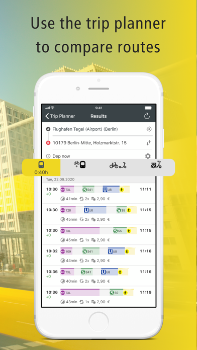 BVG Fahrinfo: Routes & Tickets Screenshot