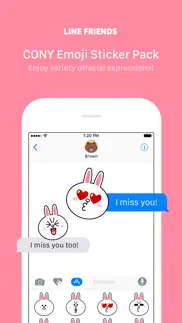 cheerful cony - line friends iphone screenshot 1