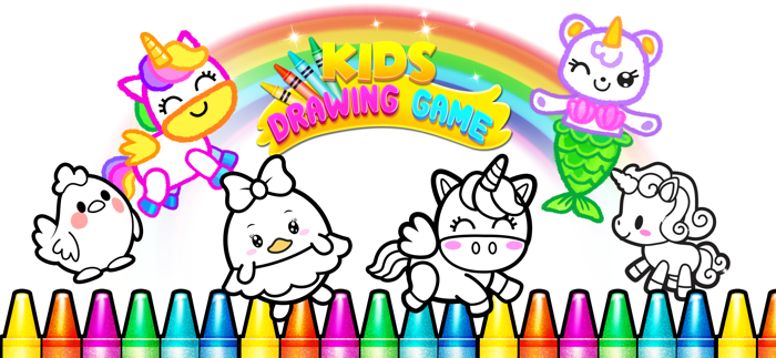 Rainbow Glitter Drawing Book