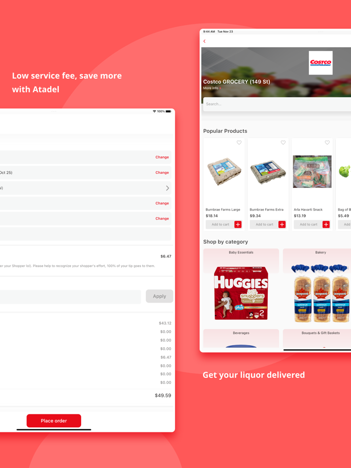 Atadel Grocery Delivery