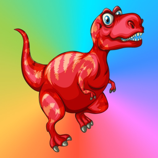 Dinosaur Coloring Book Paint Games For Kids Free icon