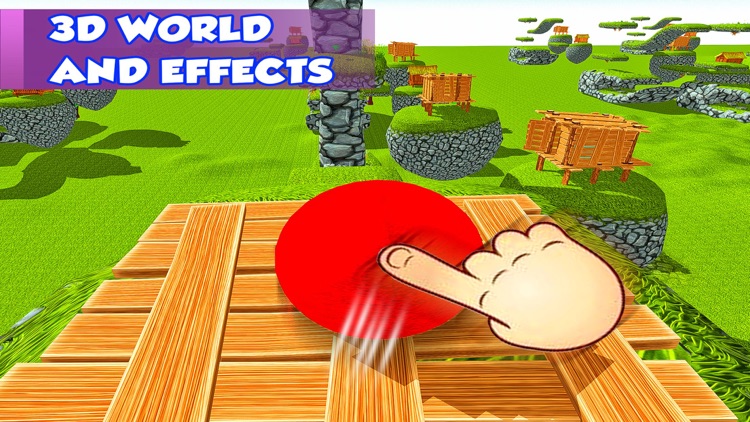 Red Bouncy Ball Balance Pro 3D