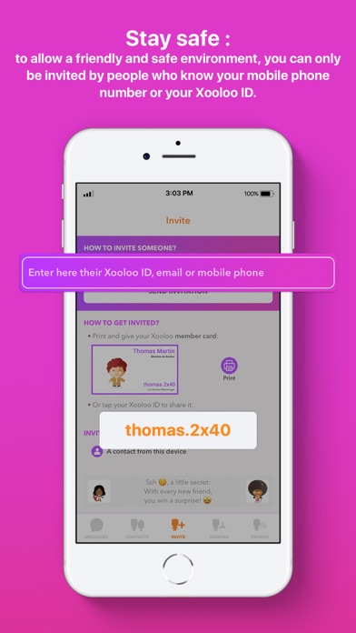 Xooloo - Messenger for Kids Screenshot