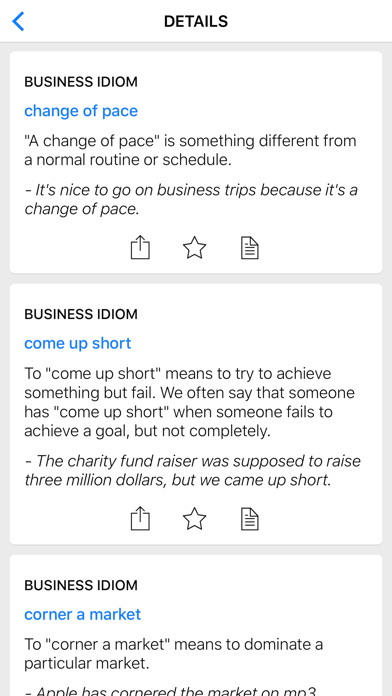 Education & Business idioms Screenshot