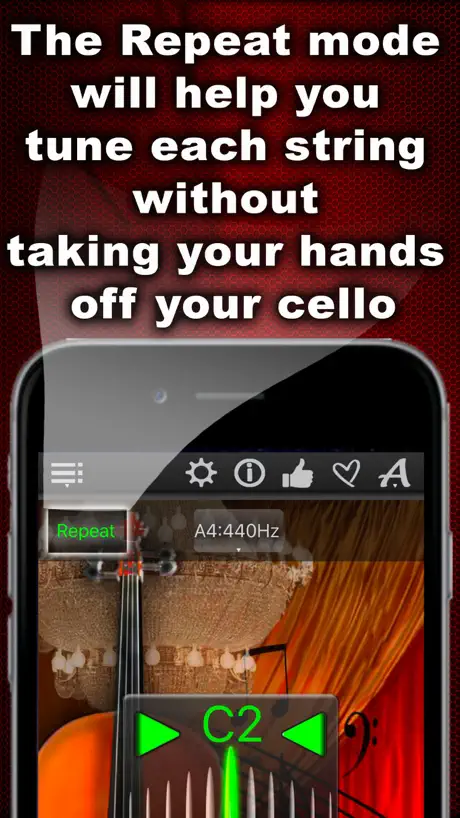 Easy Cello Tuner