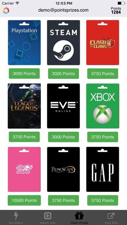 PointsPrizes - Free Gift Cards