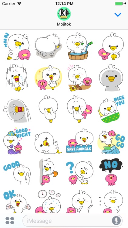 Duck Caesar Stickers