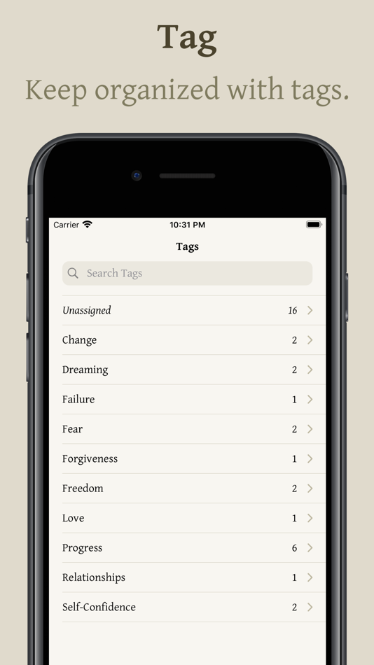 #5. Quotemarks - Quote Notebook (iOS) Podle: Christopher Hale